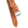 20mm 22mm Quick Release Rally Racing Leather Watch Strap