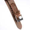 18mm 20mm 22mm Horween Chromexcel Quick Release Handmade Leather Watch Strap - Natural Brown