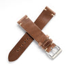 18mm 20mm 22mm Horween Chromexcel Quick Release Handmade Leather Watch Strap - Natural Brown