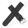 20mm 22mm Quick Release Premium Seat Belt Nylon Watch Strap - Black