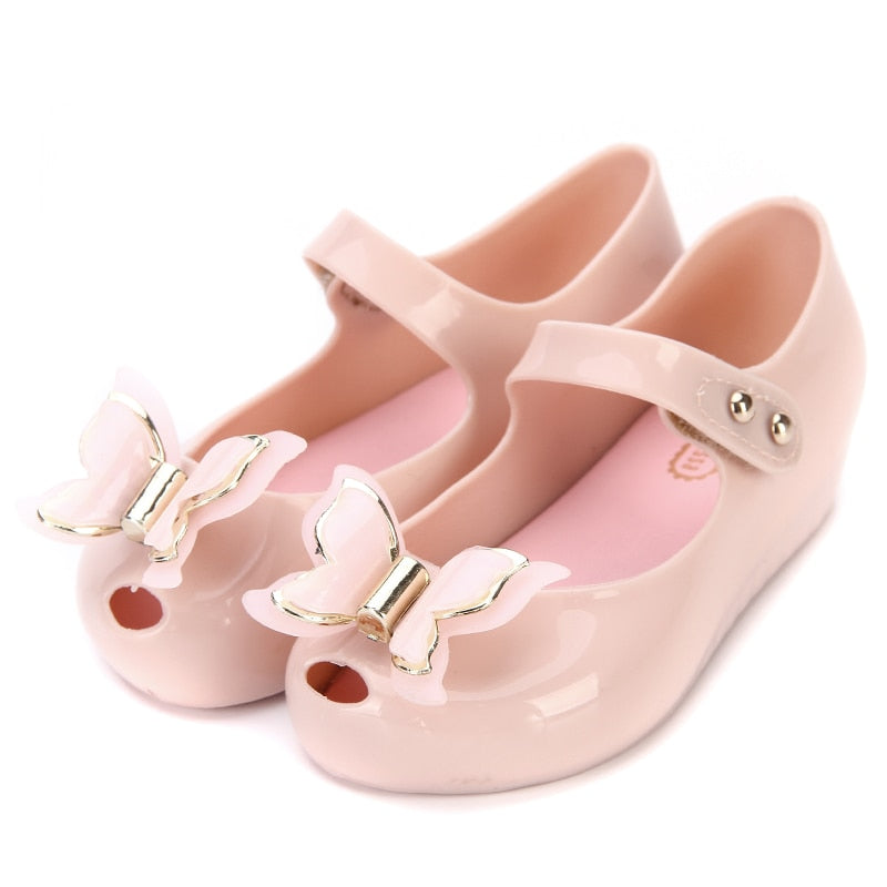 Melissa 6 Color 3d Butterfly Cute Girls Jelly Sandals 2019 New