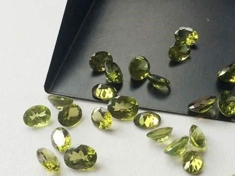 Peridot, Herkimer Diamond & Rainbow Moonstone Multi-strand