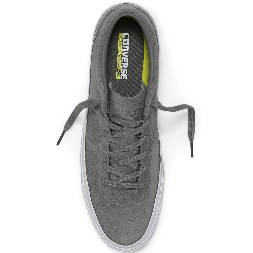 converse one star grey suede