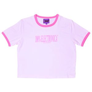 Pink Ringer Logo Baby Tee