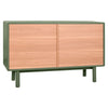 Chest of drawers Home ESPRIT Green polypropylene MDF Wood 120 x 40 x 75 cm