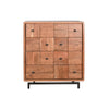 Chest of drawers Home ESPRIT Brown Natural Metal Acacia Modern 87 x 47 x 100 cm