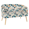 Sofa Dekodonia Polyester Birch Tropical (129 x 70 x 80 cm)