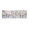 Painting DKD Home Decor Flowers Multicolour (2 pcs) (120 x 3 x 80 cm)