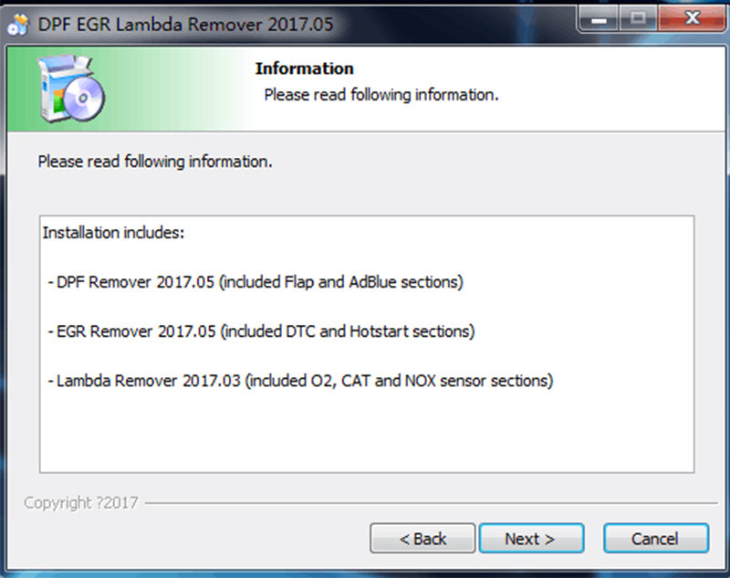 DPF+EGR REMOVER 3.0 Lambda Hotstart Flap,O2, DTC 2 Software Full 2017.5 Version