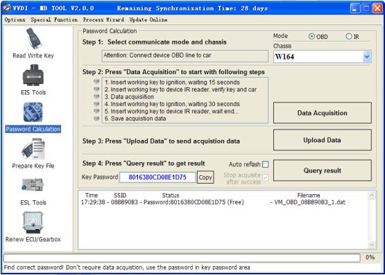 vvdi2 mb bga tool benz password calculation token