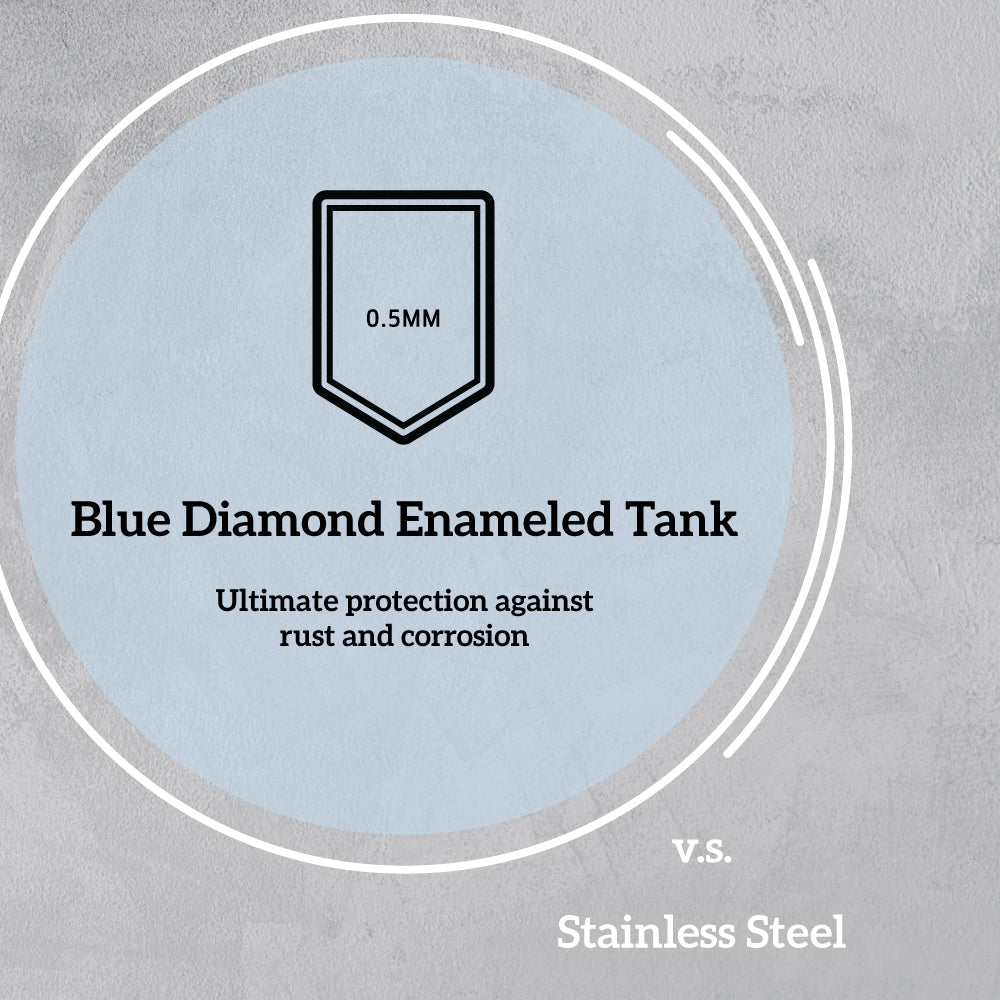 CENTON Nautilus Series Storage Water Heater | Blue Diamond Enameled Tank