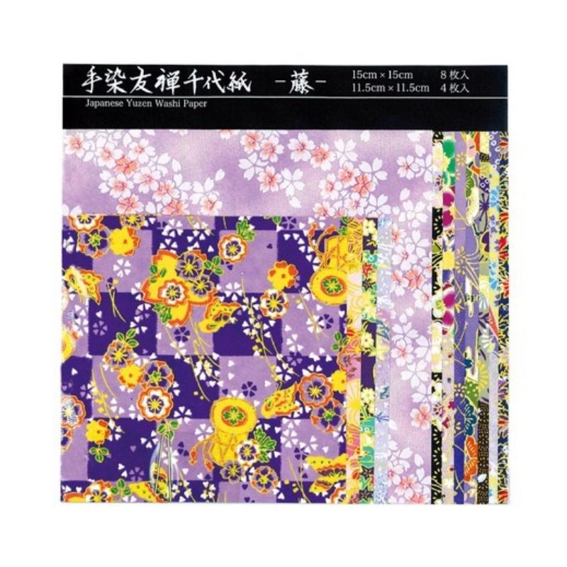 te binden Bully rekenkundig Japans papier yuzen chiyogami violet | kopen bij Roppongi – Roppongi