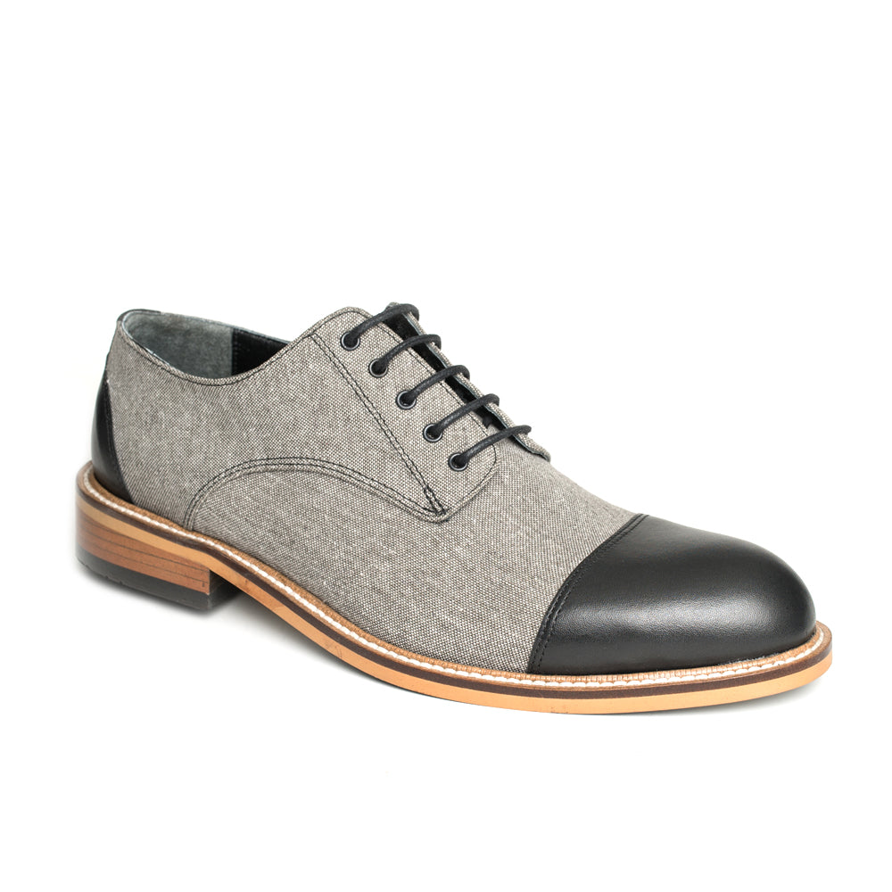 linen oxford shoes