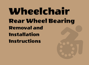 Booklet rear wheel bearing removal and replace instructions
