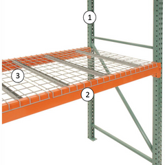 One bay of pallet rack