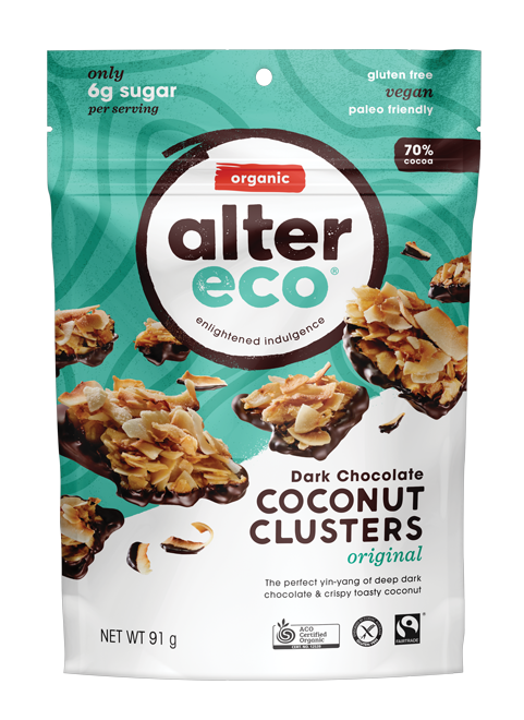 Discover what happens when our 70% dark chocolate meets crisp, toasty coconut.