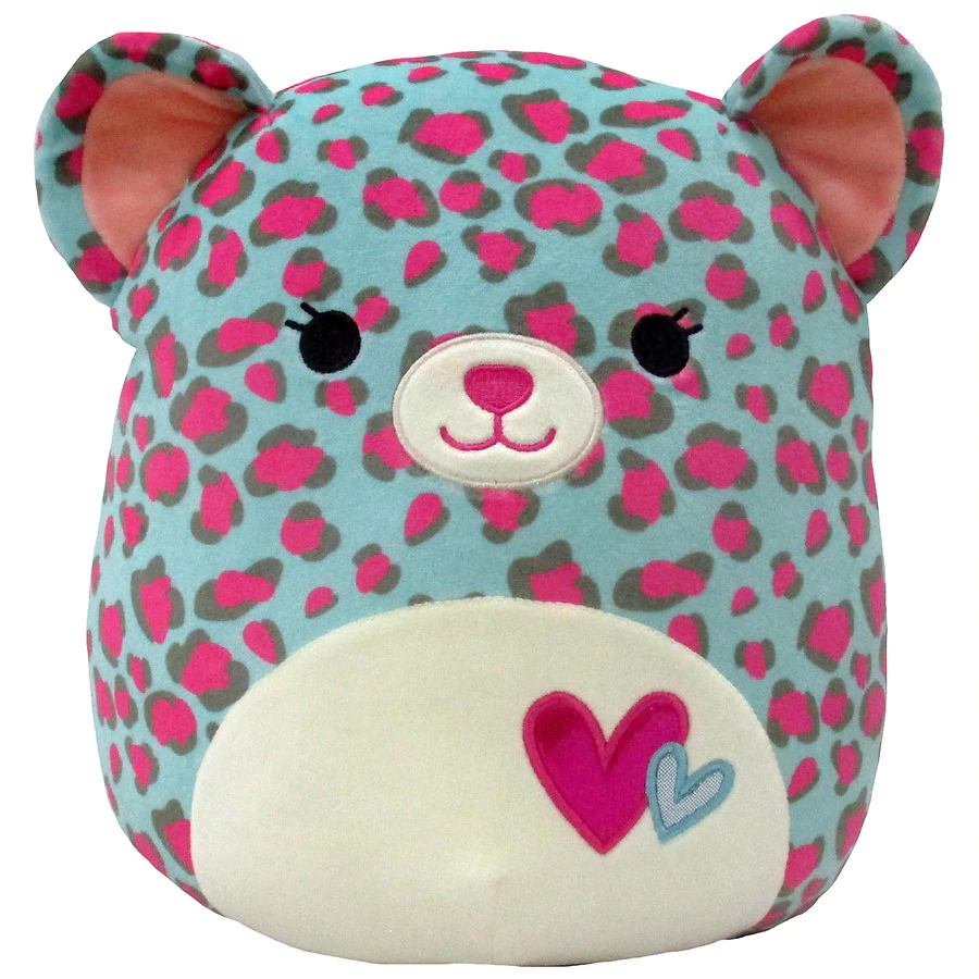 valentine's cheetah squishmallow