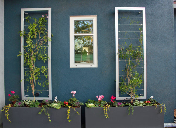 small space vertical garden trellis