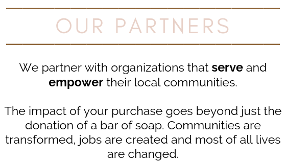 nonprofit give back partner serve and empower social goods