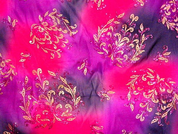 coloured chiffon fabric