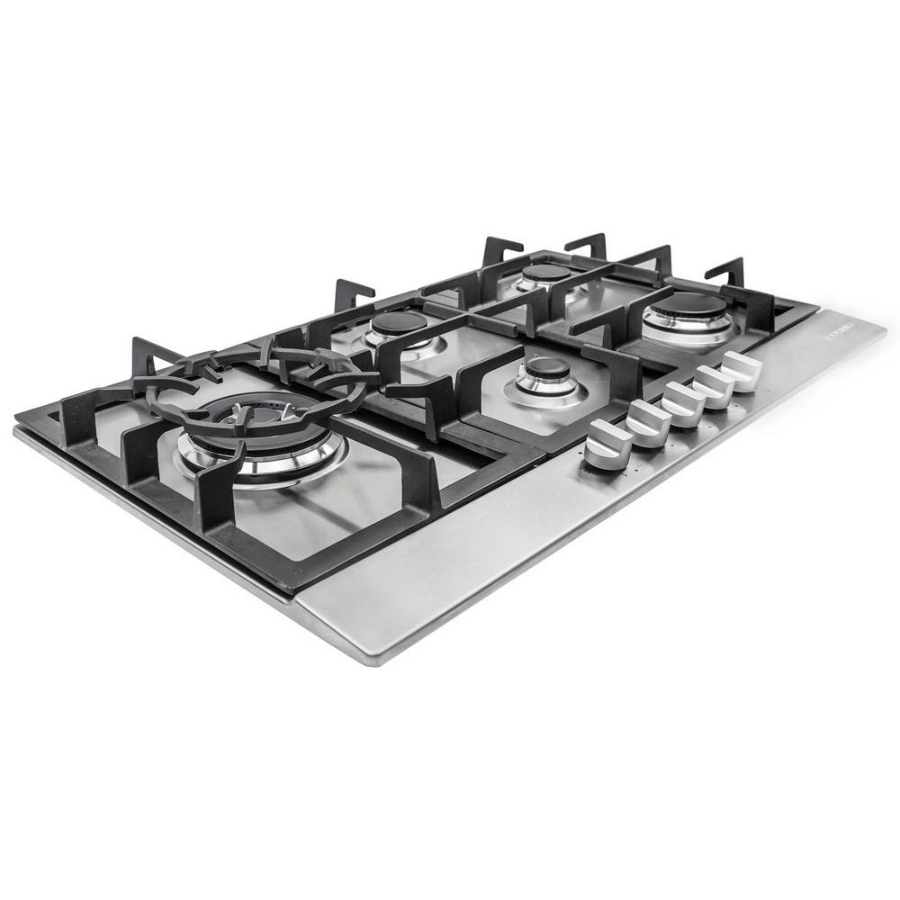 Cosmo 950sltx E 34 Gas Cooktop 5 Burners Stainless Steel