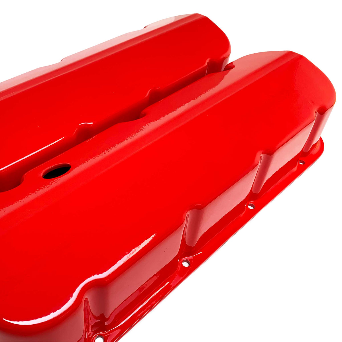 Big Block Chevy Tall Valve Covers Red Ansen USA RED BBC Die-Cast Aluminum