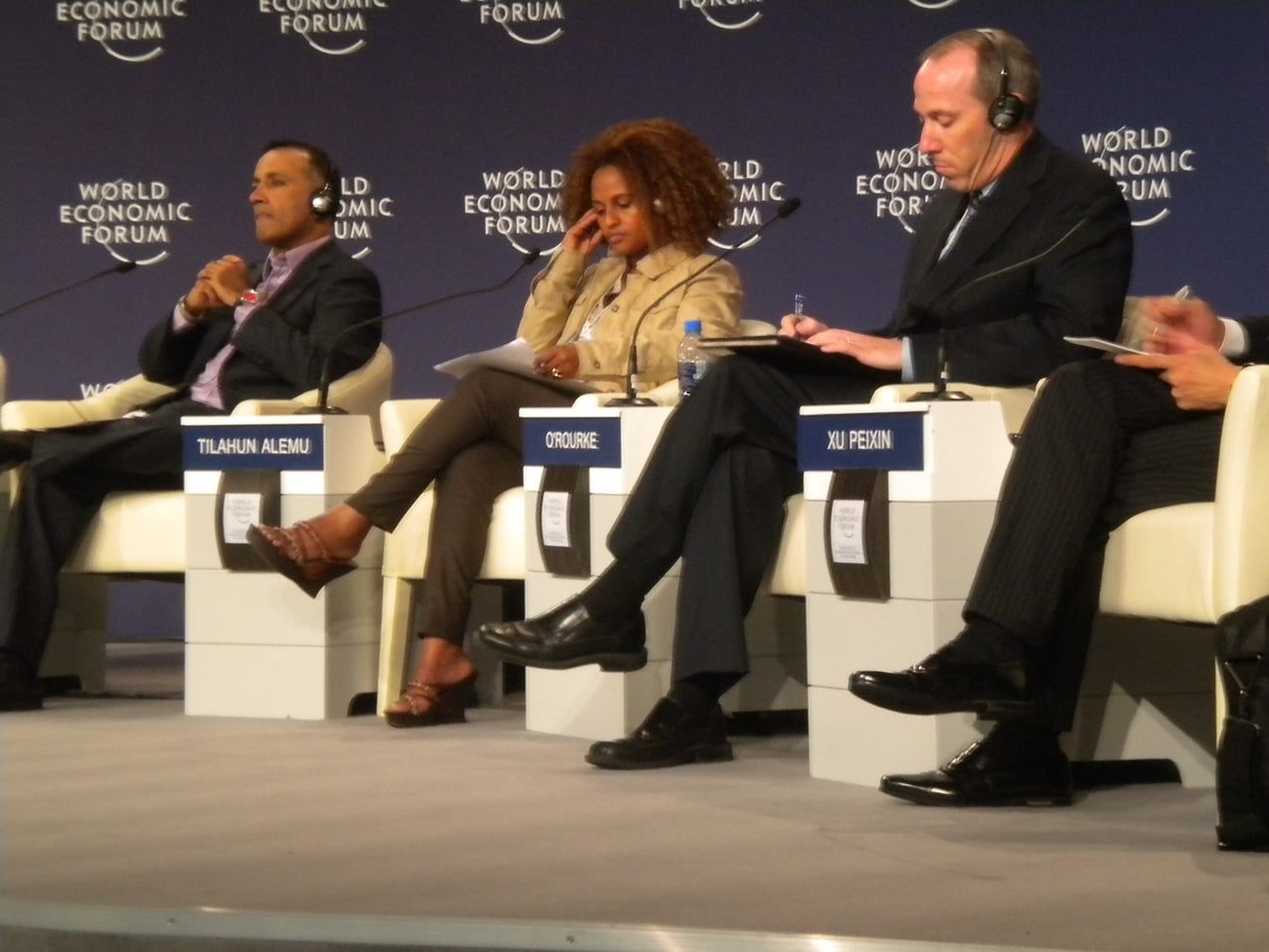 Bethlehem Tilahun Alemu at World Economic Forum