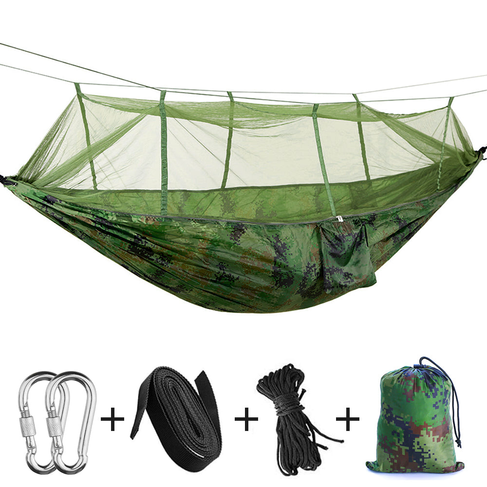 Anyoo Fallschirm Hängematte für Outdoor Garten tragbare Camping Schaukel Kapazität 300Kg Leichtgewicht mit Tasche für Hinterhof Strand Rucksack Wanderung