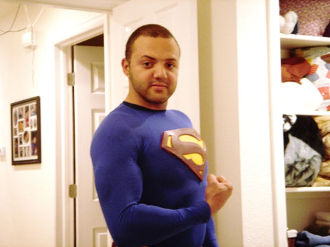 make a muscle suit superman returns