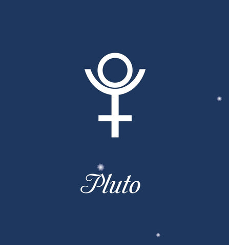 Pluto astrology symbol