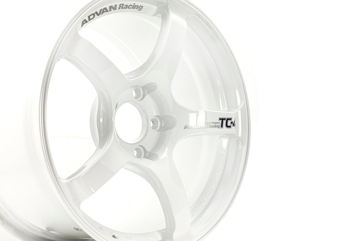 Advan Racing TC4 Racing White Metallic & Ring – Wheels Collection Ltd.