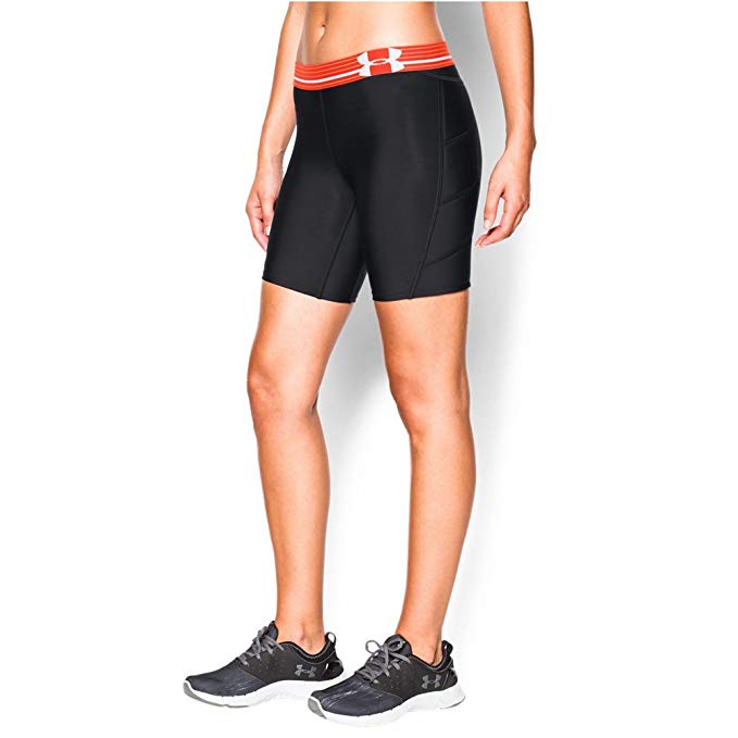 New Under Armour Women's Strike Zone Slider Softball Shorts Black/Oran –  PremierSports