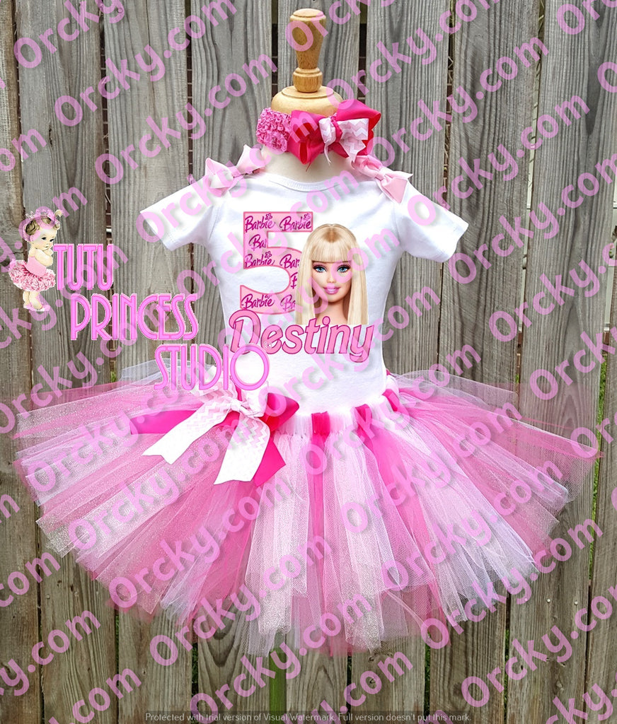 barbie tutu dress for birthday