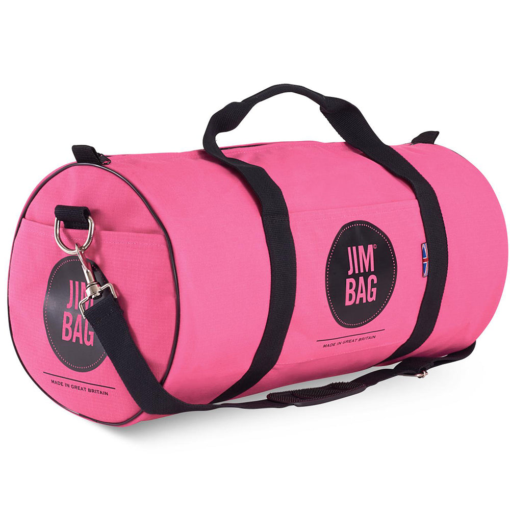 pink holdall bag