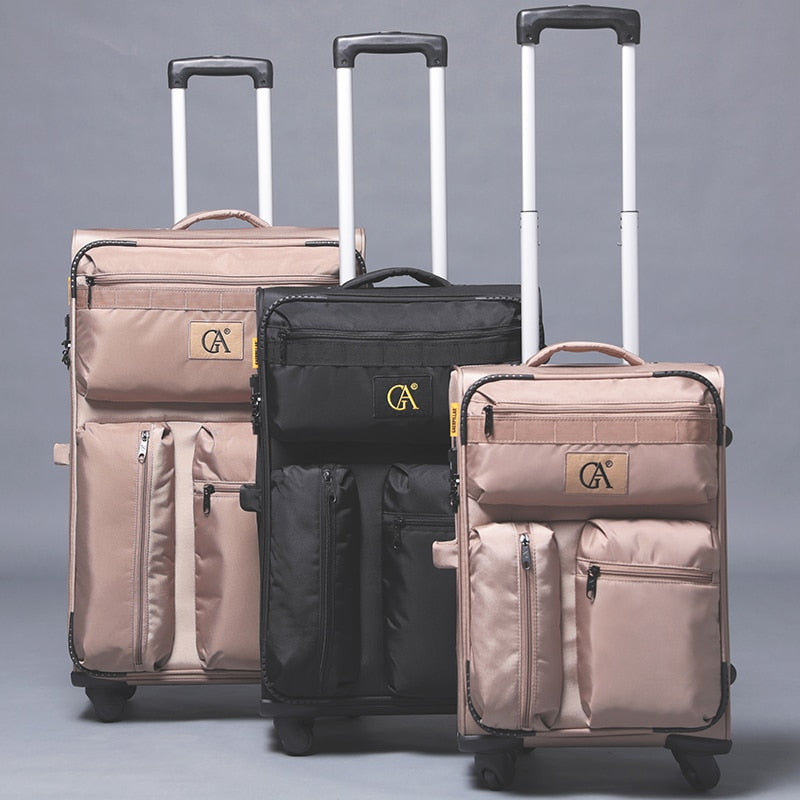 soft luggage trolley