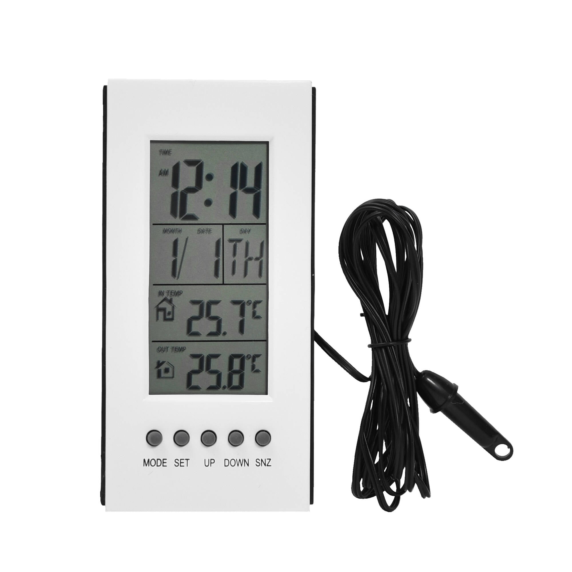 Thermor Bios Indoor/Outdoor Wireless Thermometer (Silver)