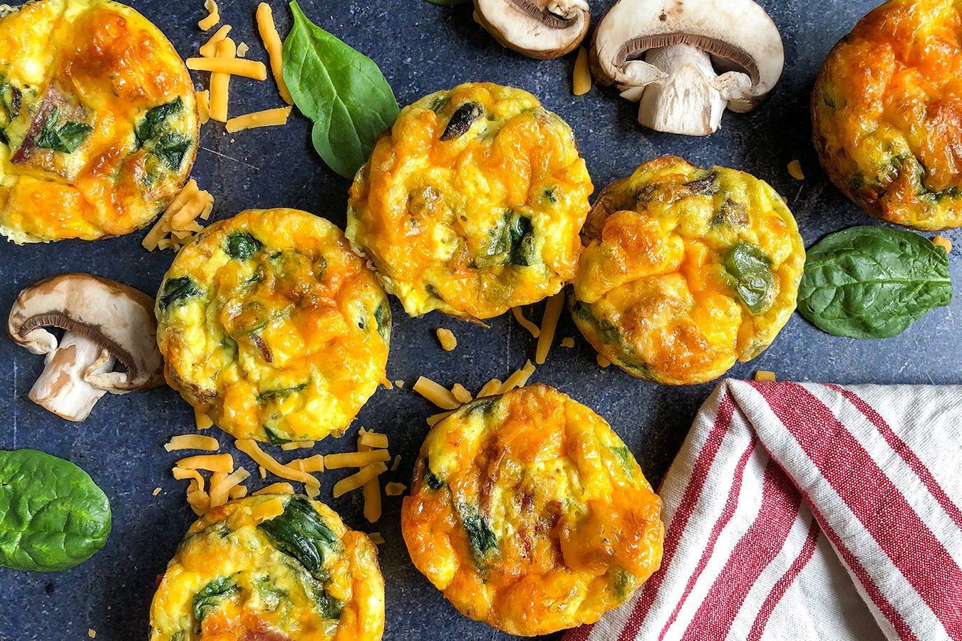 Bacon & Spinach Egg Muffins