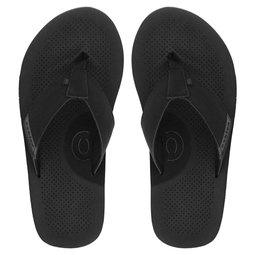 cobian black flip flops