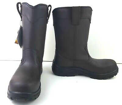 mens black wellington work boots