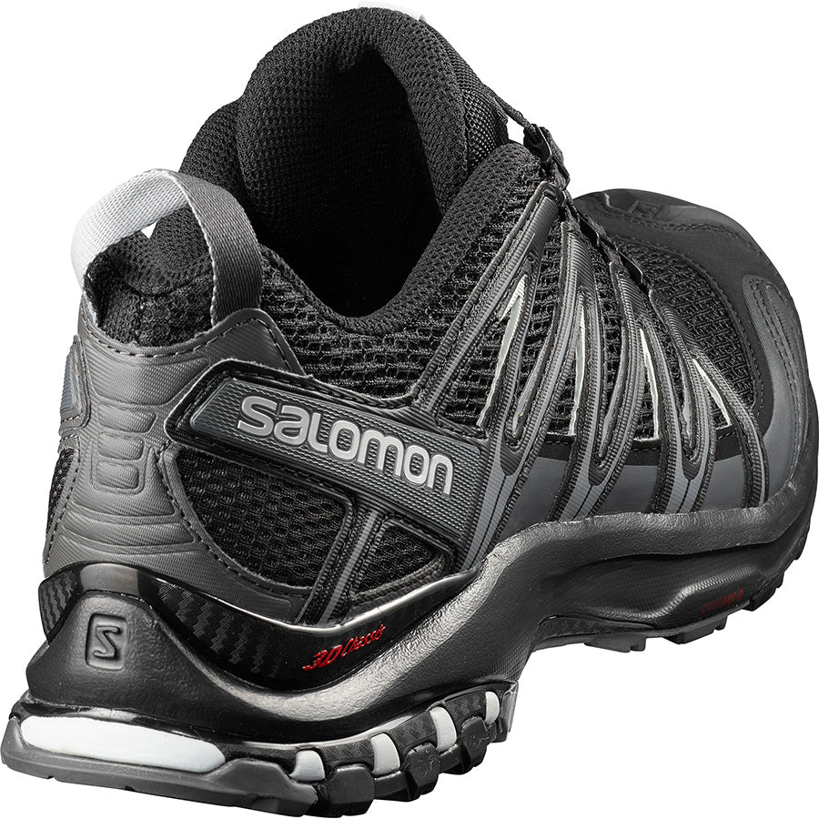 salomon black running shoes