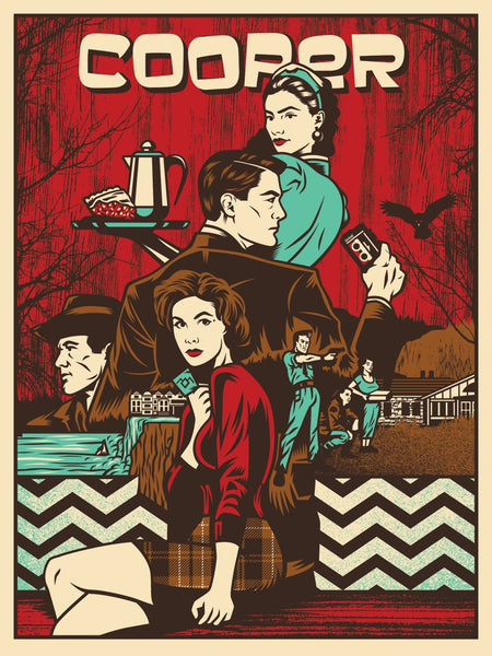 Jeffrey Everett / Rockets are Red "cooper" Print