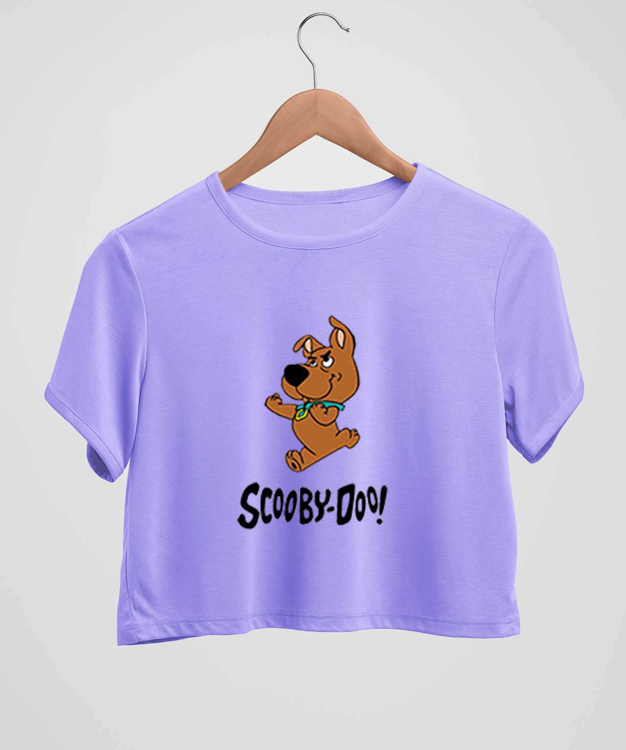 Scooby doo - Light Purple - Comfort Fit Crop top