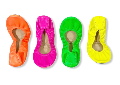 Storehouse Flats Neon Collection - Pink, Green, Orange, Yellow
