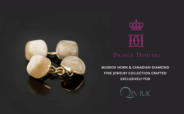 Prince Dimitri Muskox Horn Cuff Links