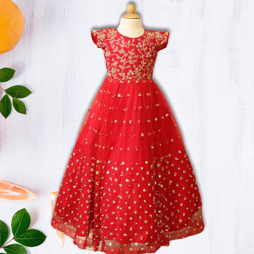 Kids frock | kids gown | Girl dress | 4-6 years Baby Girl Dress ...