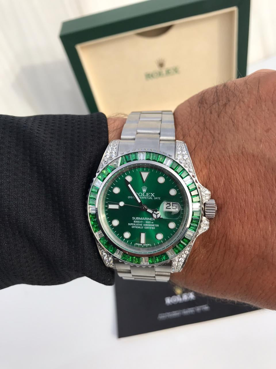Rolex Submariner Hulk Iced Out