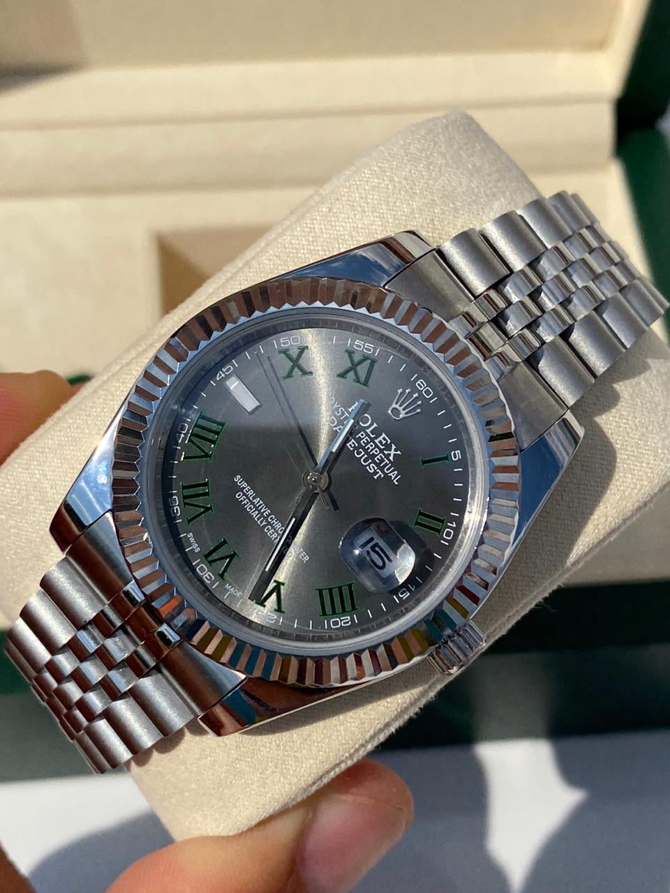 datejust wimbledon dial