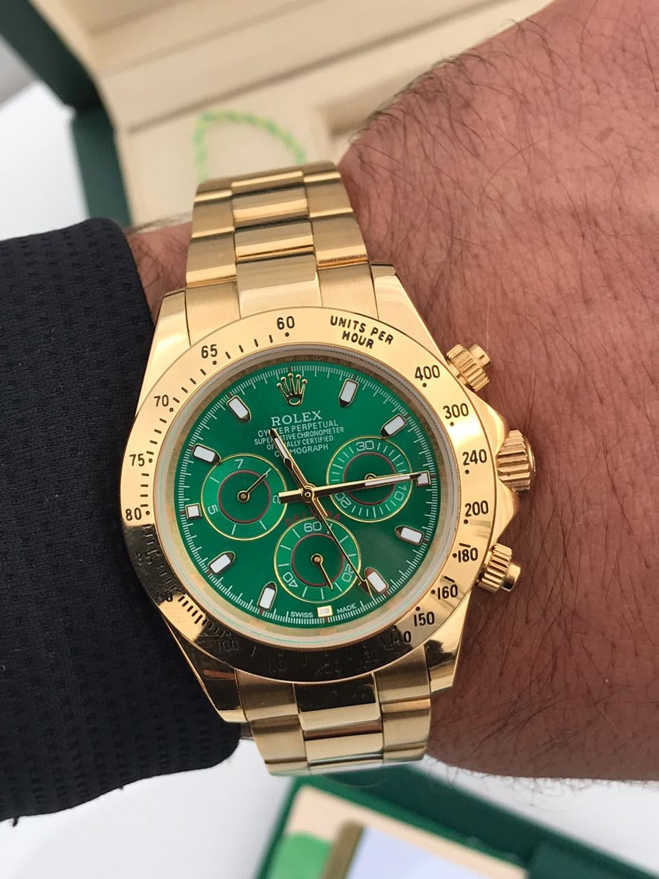 daytona green dial