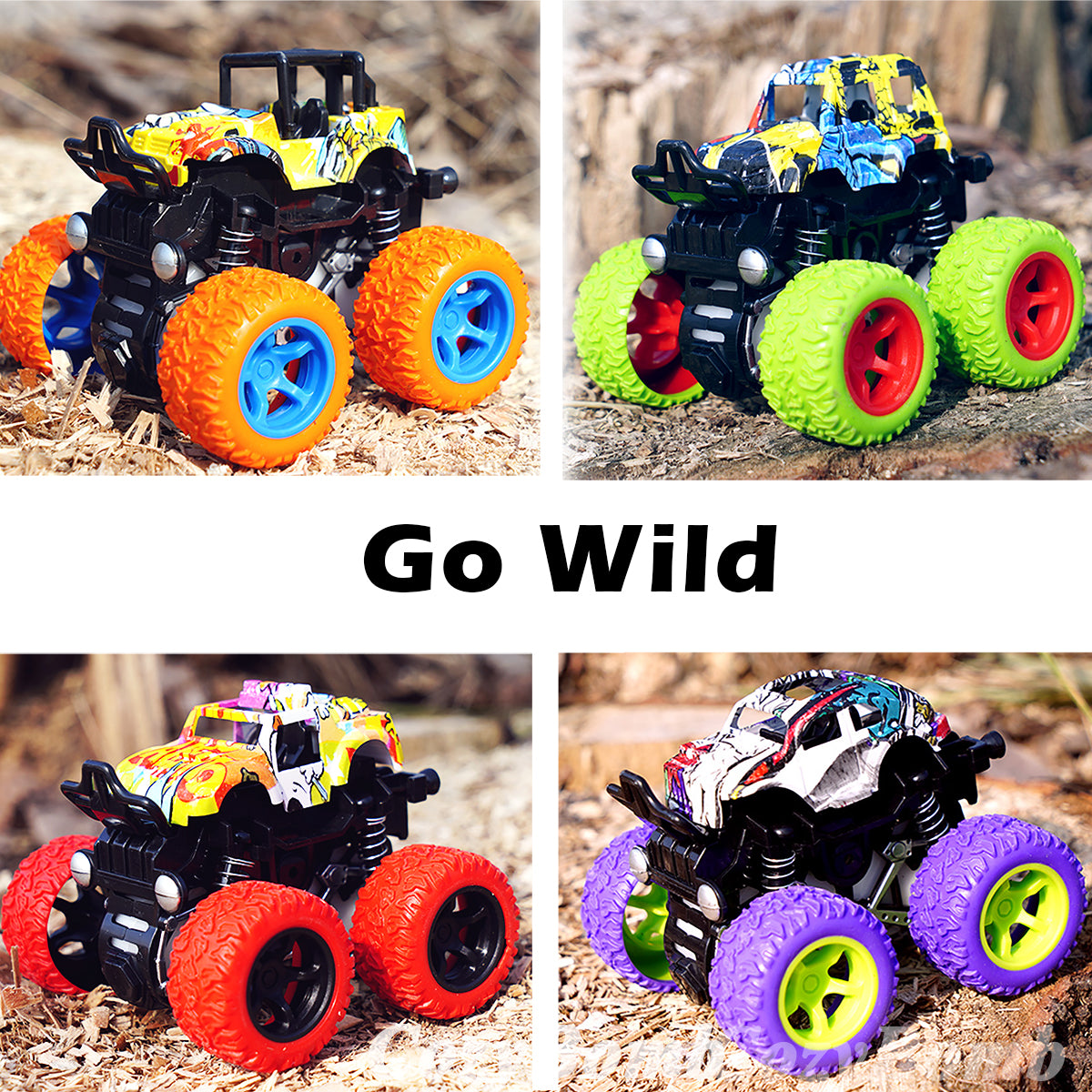 push and go monster truck