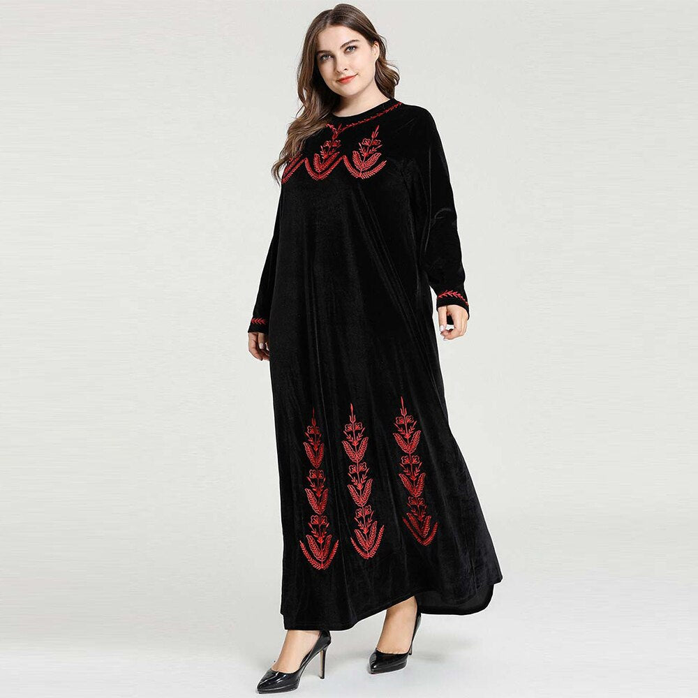 new-womens-velvet-embroidered-abaya